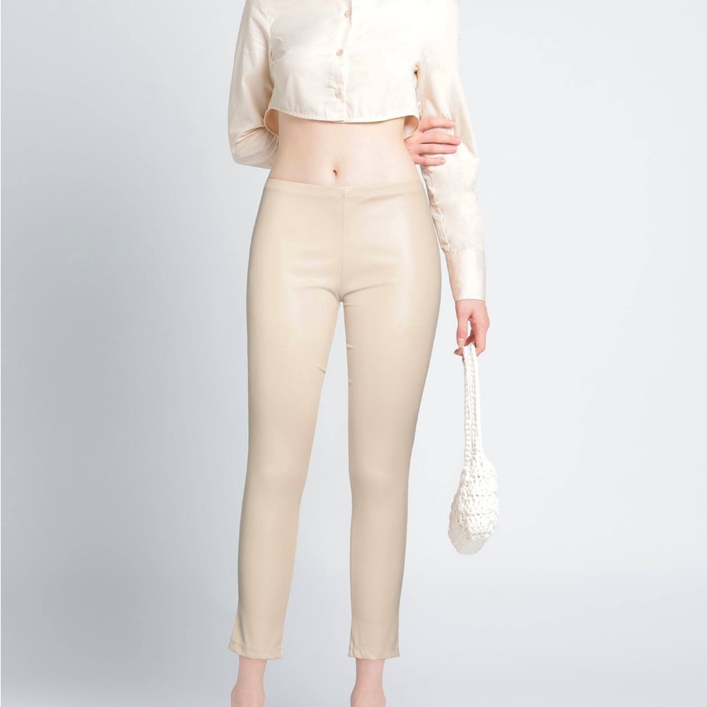 Italian Elegant Cream Women's Pants